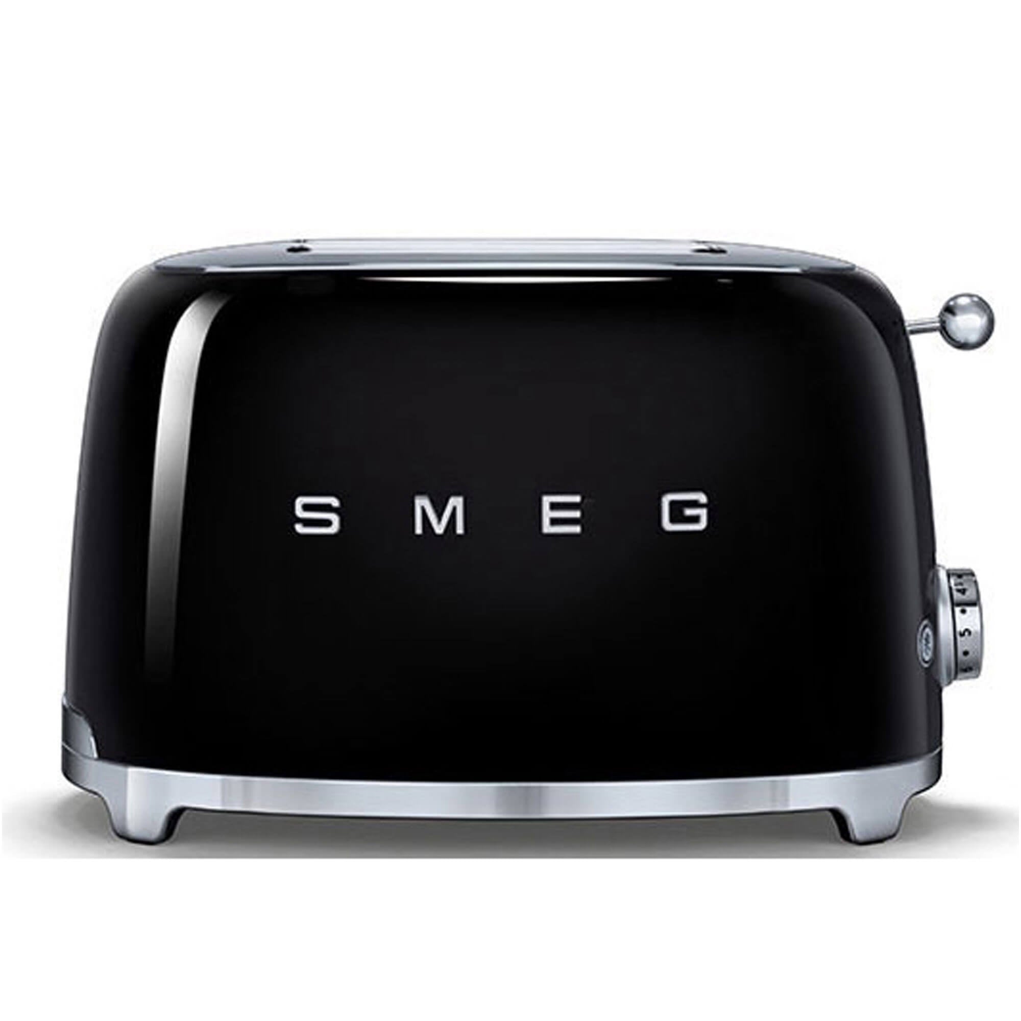 Smeg 50's Style 2 Slice, 2 Slot Toaster black