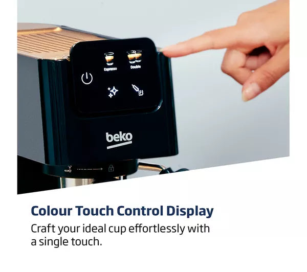 Beko CaffeExperto Manual Espresso Coffee Machine with Steam Wand