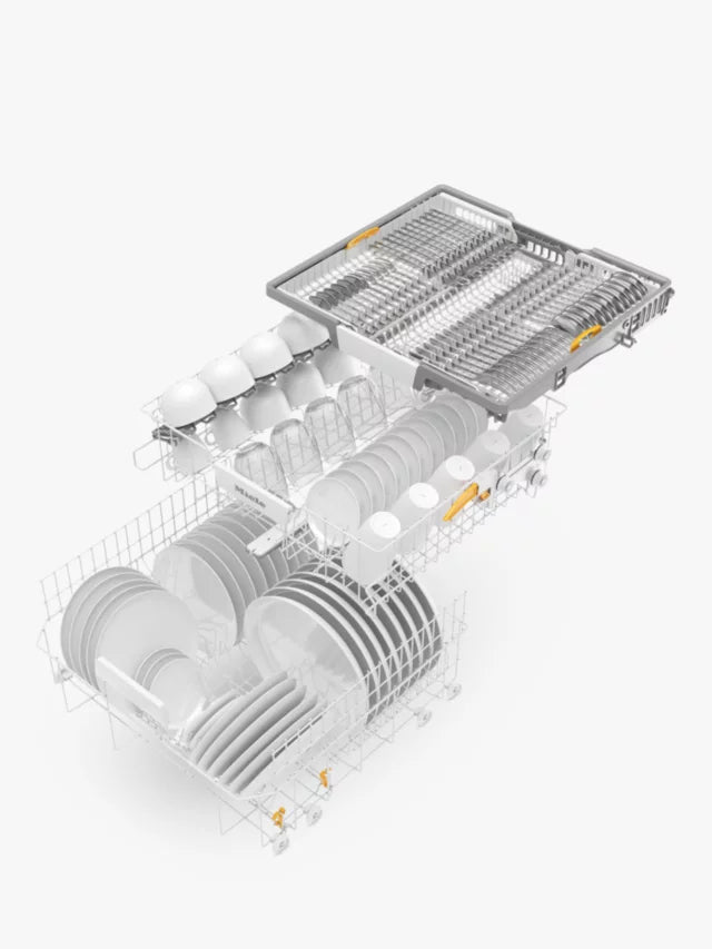 Miele G5350 SCVi Active Plus Fully Integrated Dishwasher, Stainless Steel