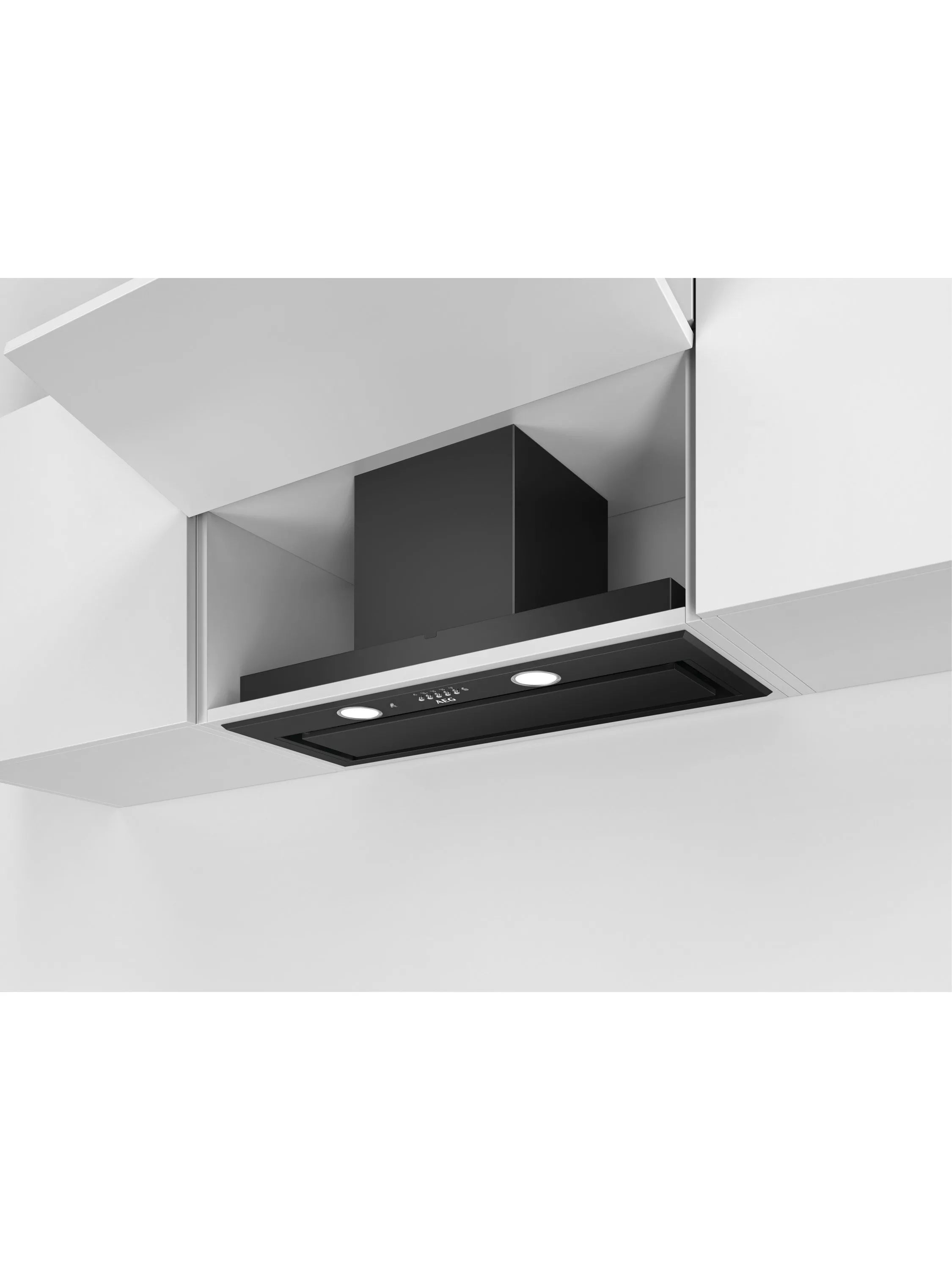 AEG DGE5861HB 6000 Series Integrated Cooker Hood – Black Glass