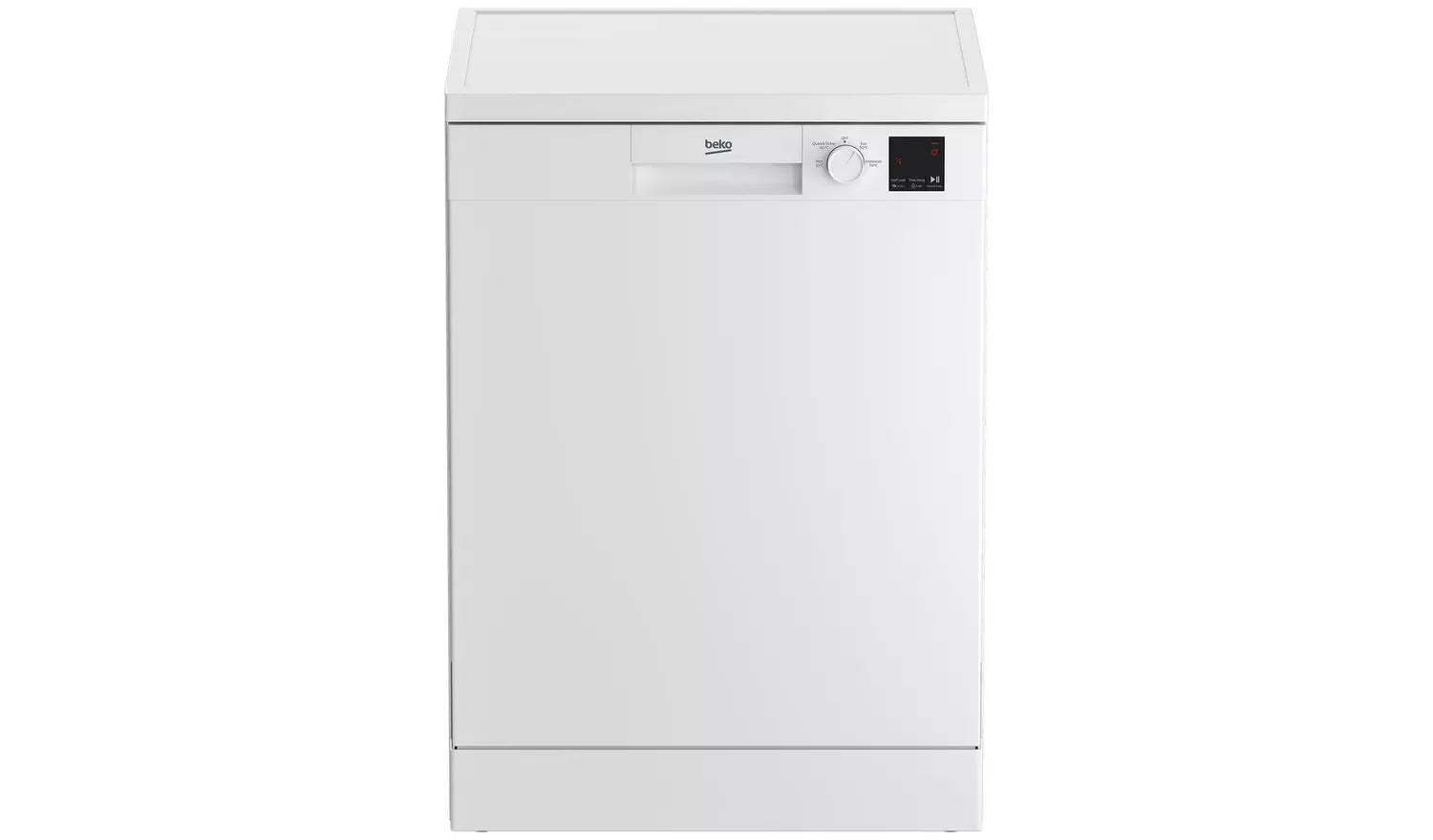 BEKO DVN04X20W Freestanding Full Size Dishwasher with Low Water Consumption - White