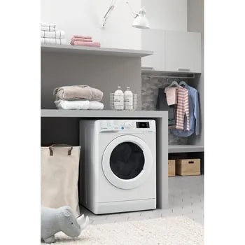 Indesit Push&Go Freestanding Washer Dryer - White - 8kg/6kg 1400 RPM - BDE 86436 WV UK
