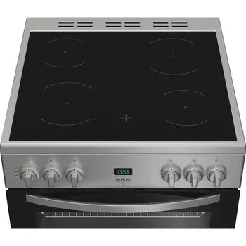 INDESIT IDE6VDCS1 60 cm Electric Ceramic Cooker - Silver