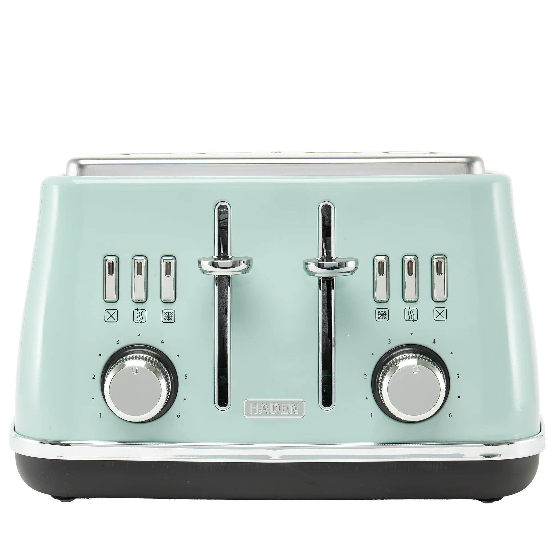 Haden 206008 4 Slice Toaster – Sage Green & Chrome