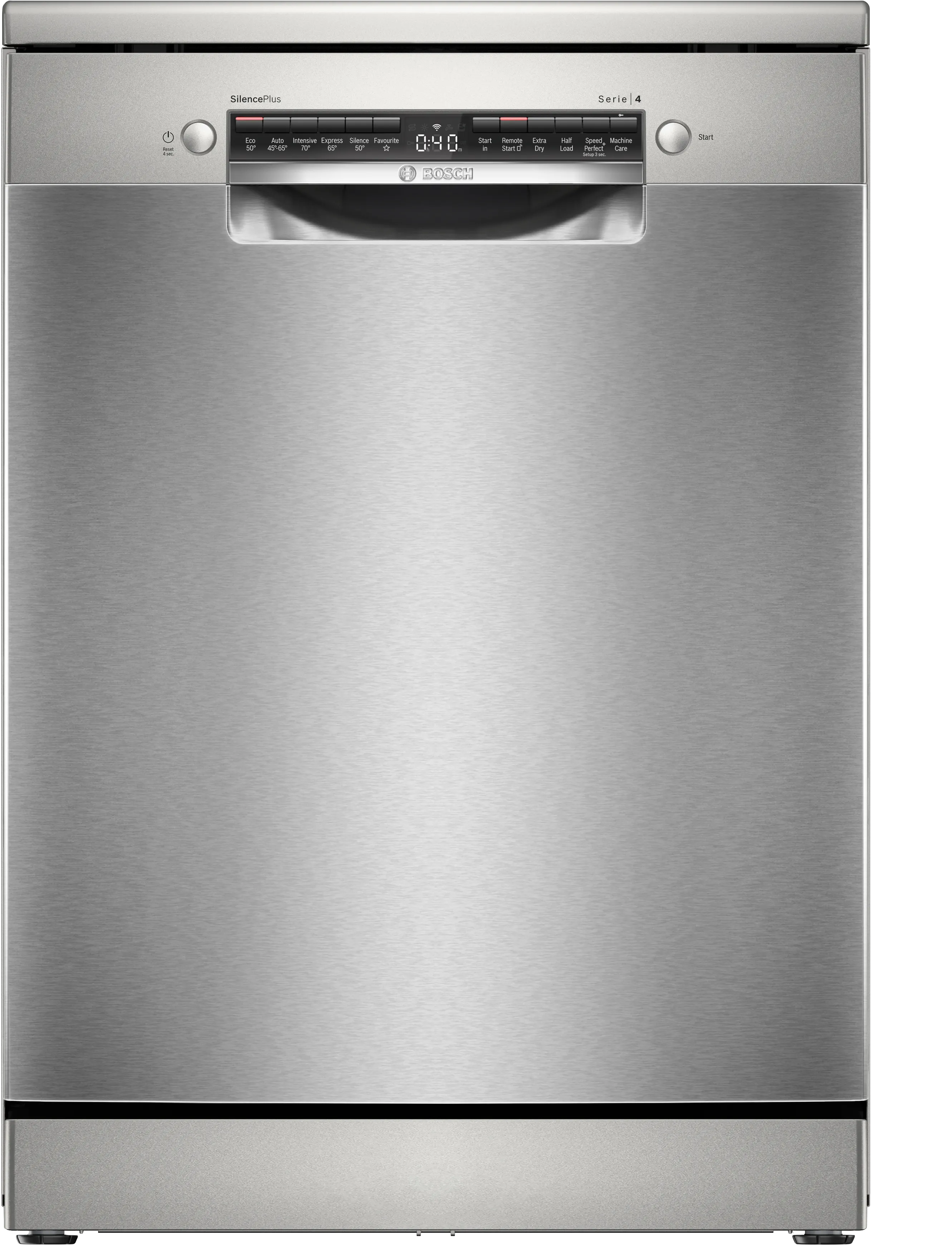 Bosch SMS4EMI06G 60cm Series 4 Freestanding Dishwasher – SILVER B ENERGY RATED