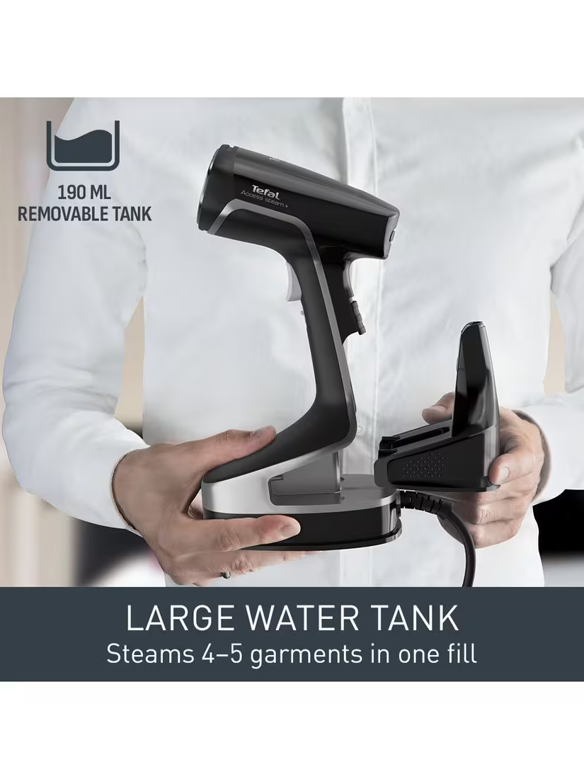 Tefal DT8270 Access Steam Force Handheld Garment Steamer – Black & Silver
