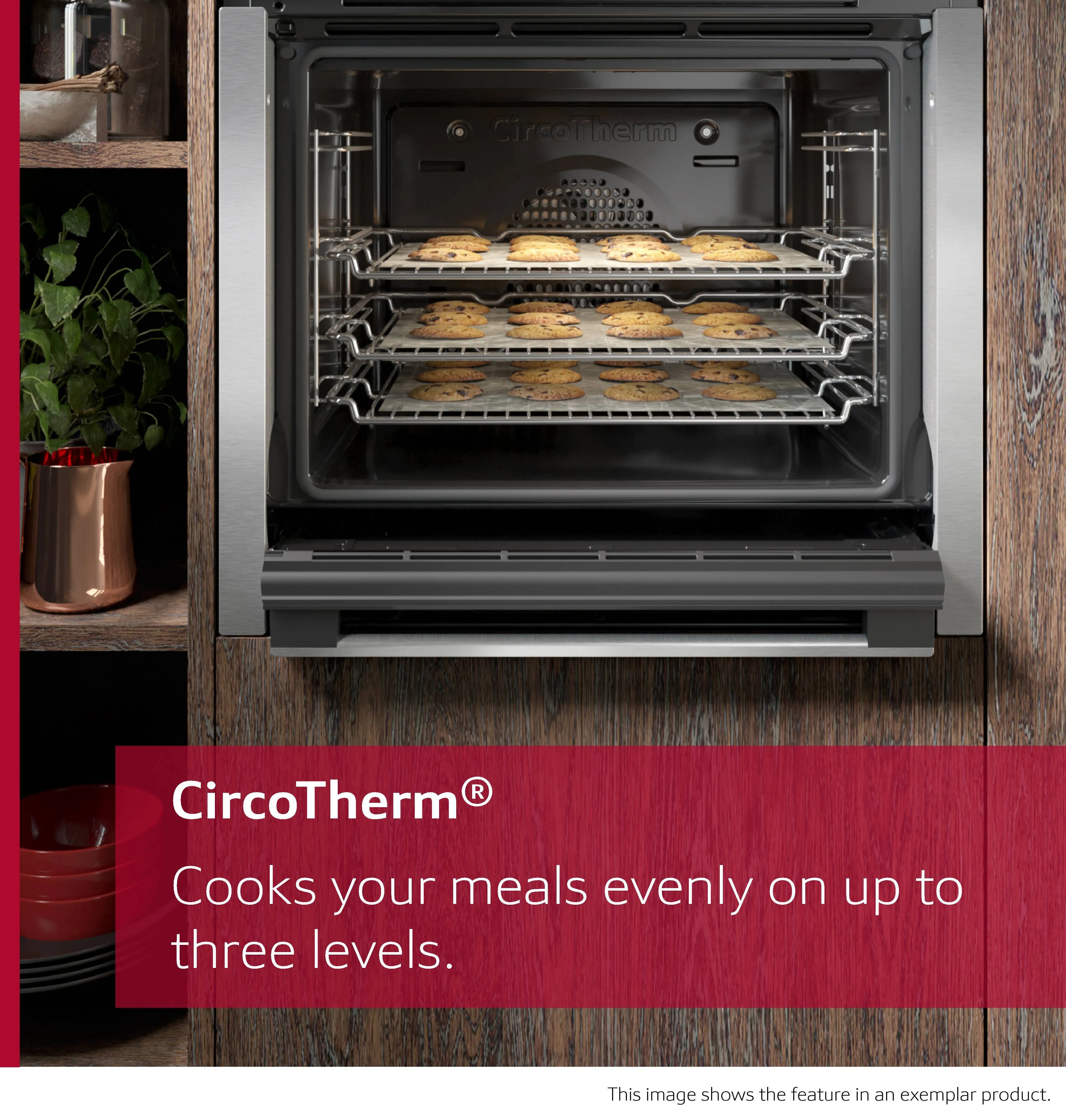 NEFF N50 U2ACH7AG7B Built In WiFi Connected Electric Double Oven with Pyrolytic Cleaning - Graphite