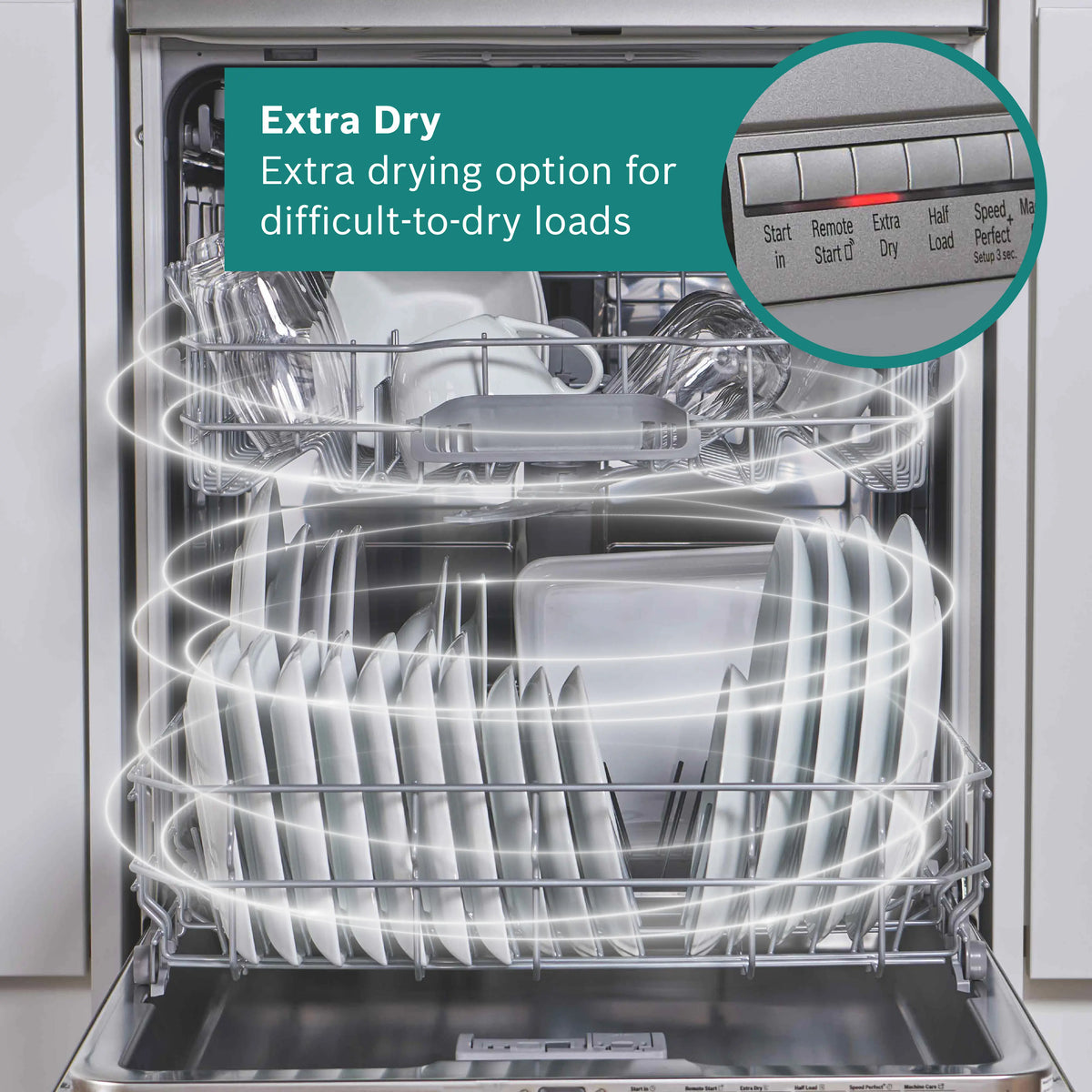 Bosch SMH4HTX11G Series 4 Fully Integrated Dishwasher- 13 Place Settings