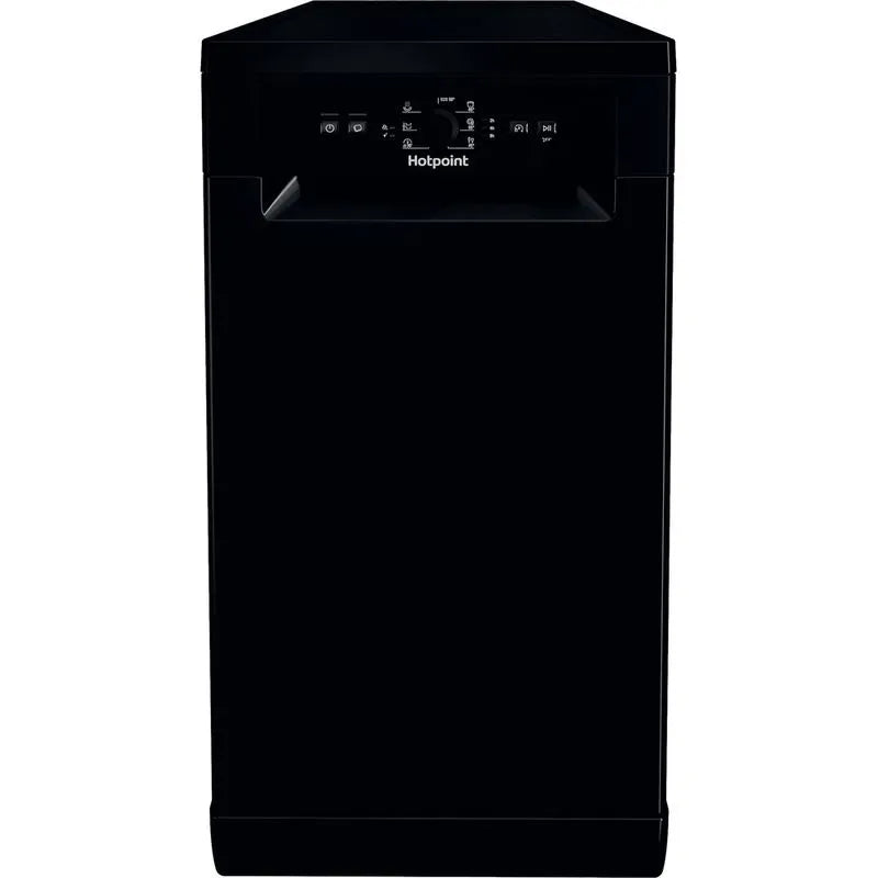 Hotpoint Slimline HF9E 1B19 B UK Freestanding Dishwasher - Black