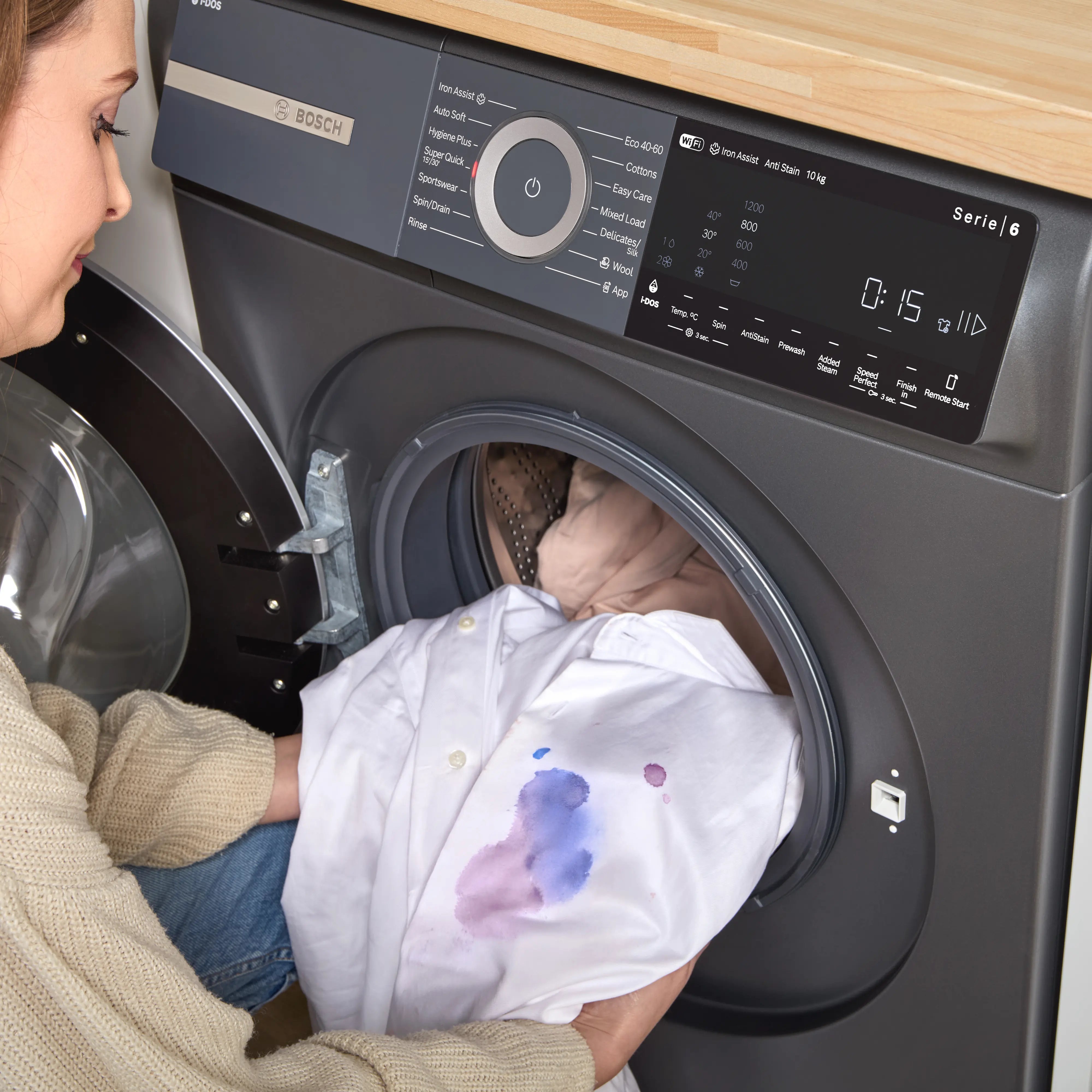 Bosch WGH254ARGB Series 6 10kg Washing Machine – Cast Iron Grey