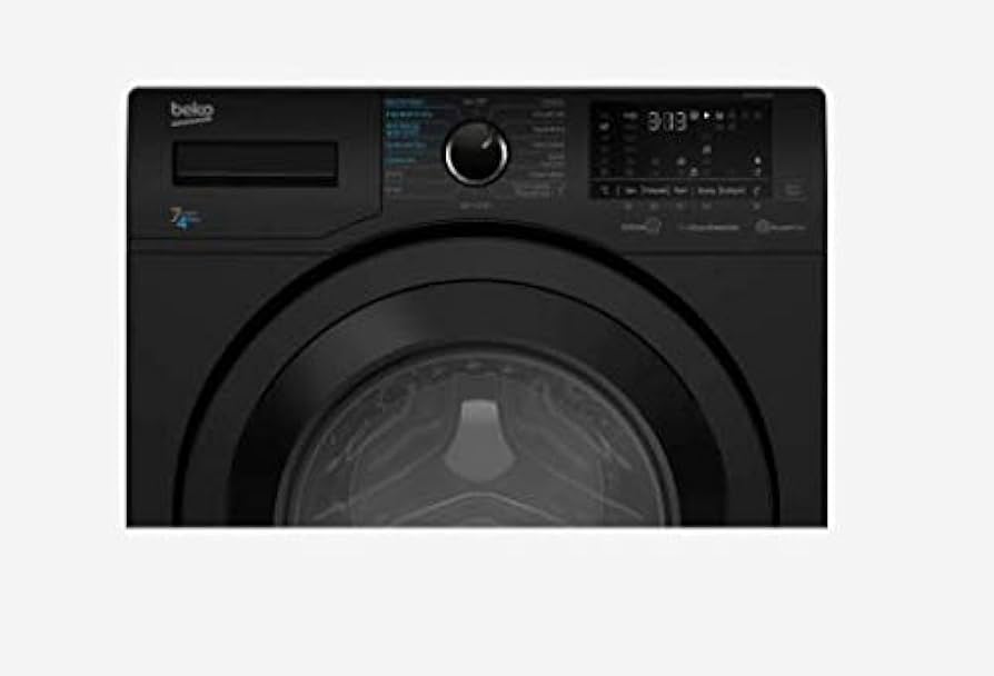 Beko WDER7440421B Freestanding 7kg Wash / 4kg Dry Capacity Washer Dryer with SteamCure