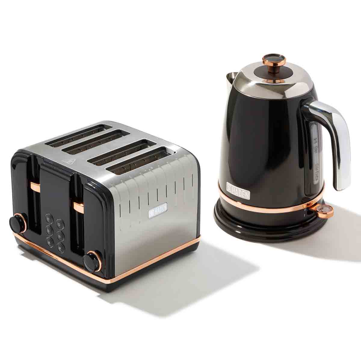 Haden Salcombe Black and Copper Kettle