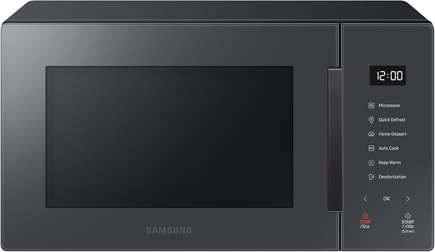 Samsung MS23T5018AC 23L Solo Microwave Oven Ceramic Inside™ Charcoal