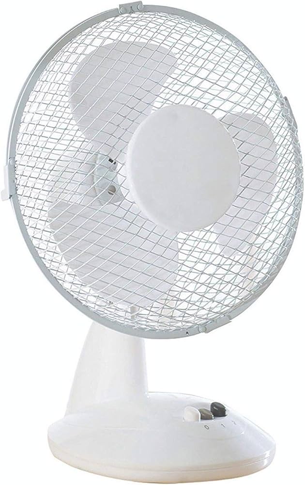 Prem-I-Air 9" (23cm) Desk fan White,2 levels