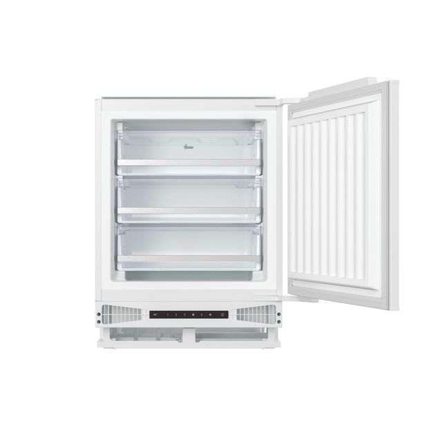 HOOVER HUSE68EWKP Integrated Undercounter Freezer - Fixed Hinge