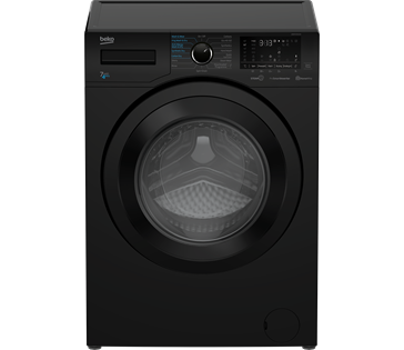 Beko WDER7440421B Freestanding 7kg Wash / 4kg Dry Capacity Washer Dryer with SteamCure
