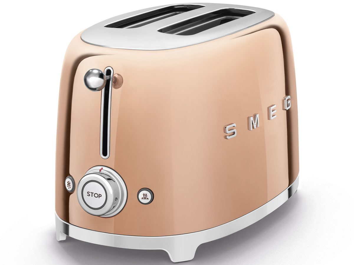 Smeg 50's Style 2 Slice, 2 Slot Toaster copper