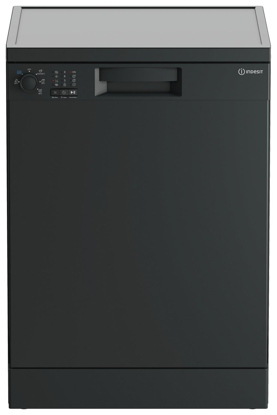 Indesit IN2FE13DT9AUK Full Size Dishwasher - Anthracite