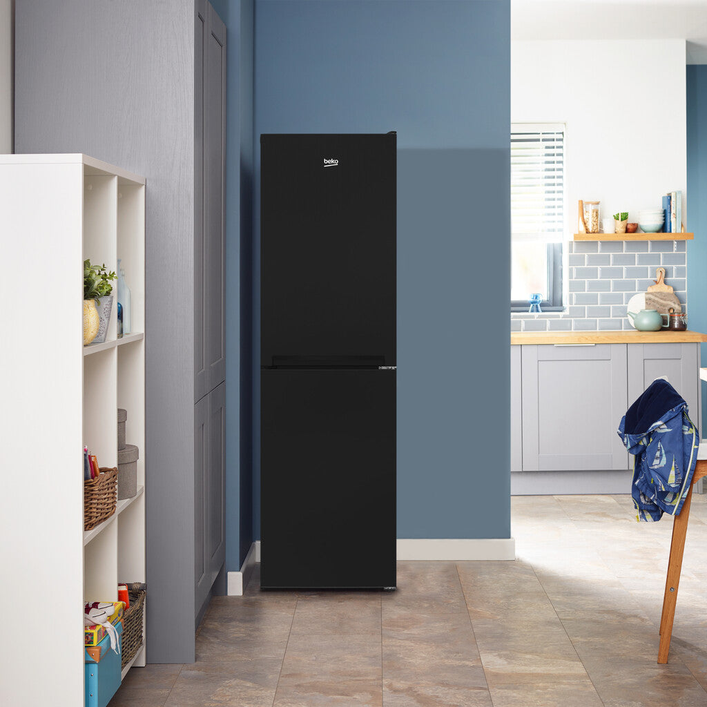 Beko CFG4582B Freestanding Frost Free Fridge Freezer - Black