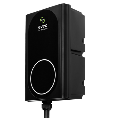 Evec vec04 22kW Commercial EV Charger With Tethered Cable, Type 2, Triple Phase - VEC04