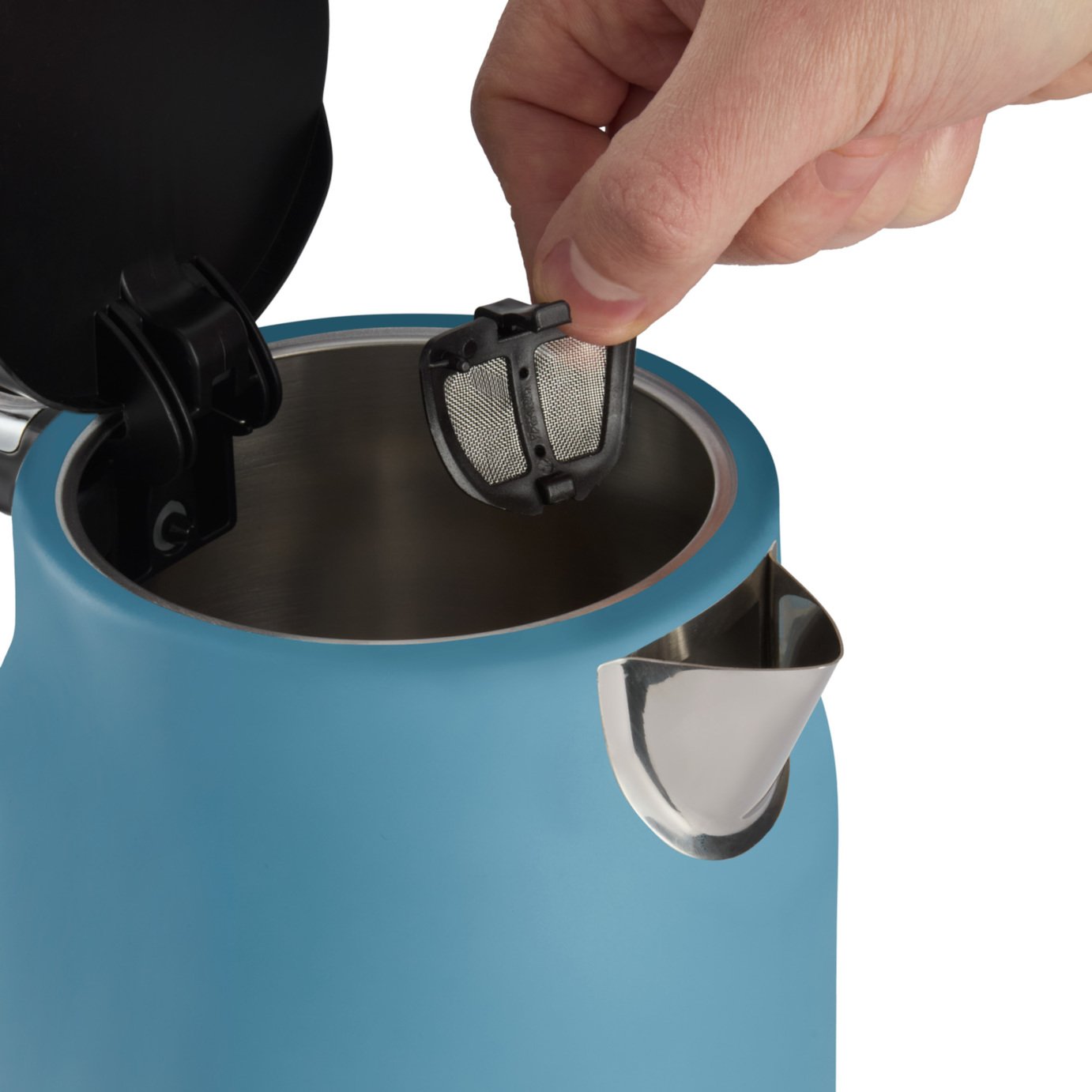 Russell Hobbs Hanley Retro Blue Kettle – 1.7L Rapid Boil Electric Kettle