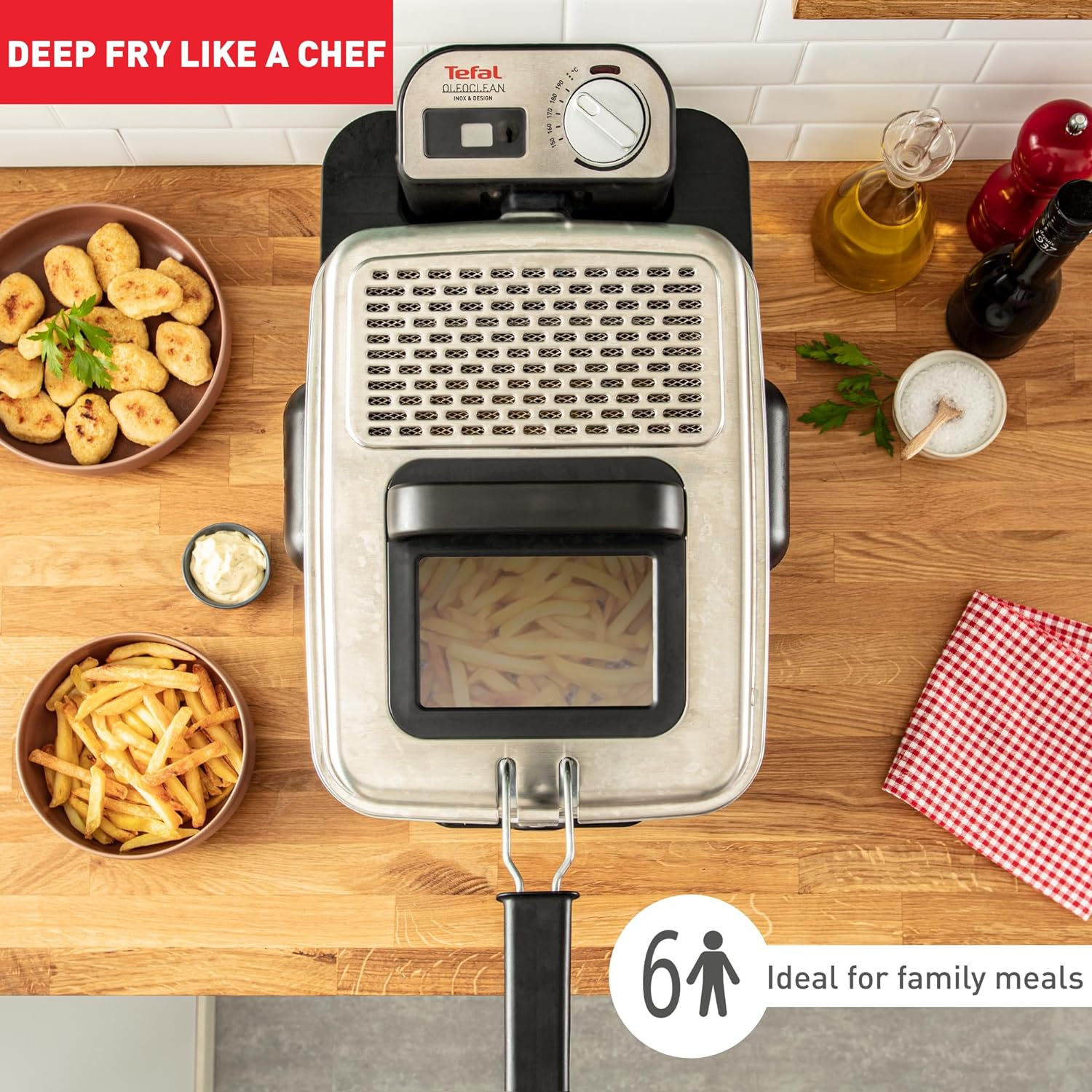 TEFAL Oleoclean Pro FR804040 Deep Fryer