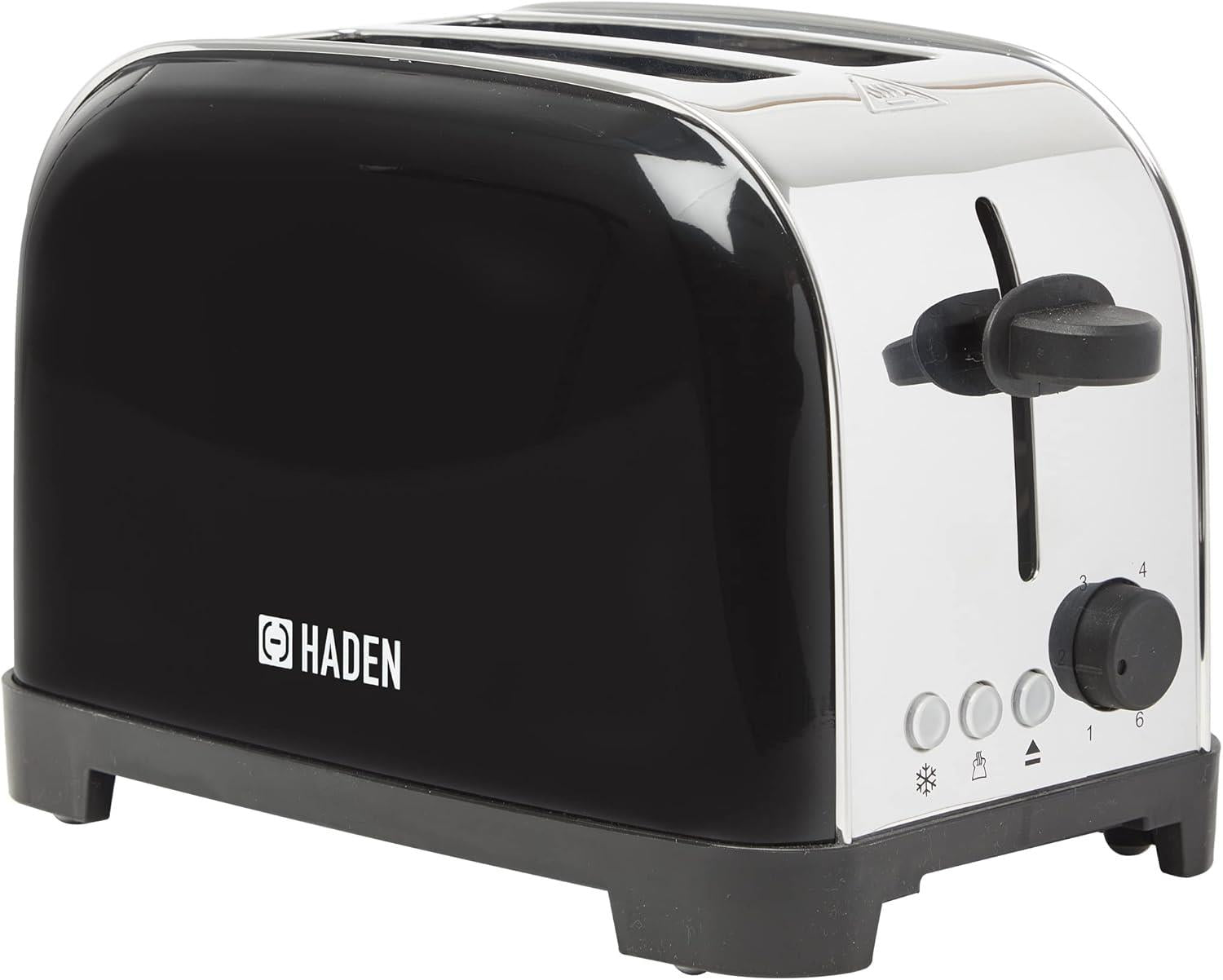 Haden Iver Black 2 Slice Toaster