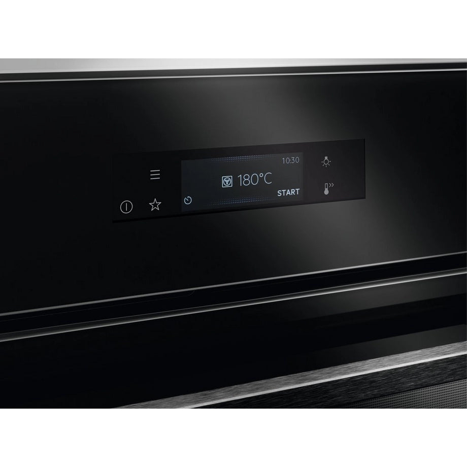 AEG BPK748380B 59.5cm Built In Electric Single Oven - Black