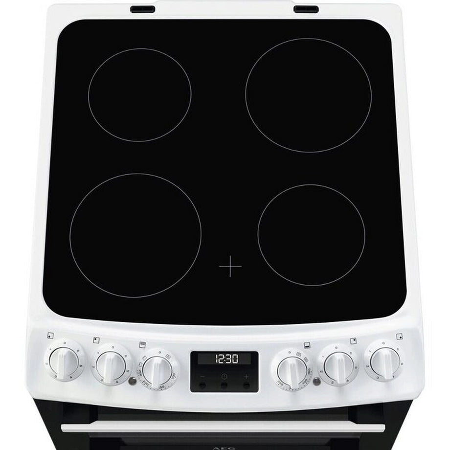 AEG CCX1530ACW 55cm Double Oven Electric Cooker - White