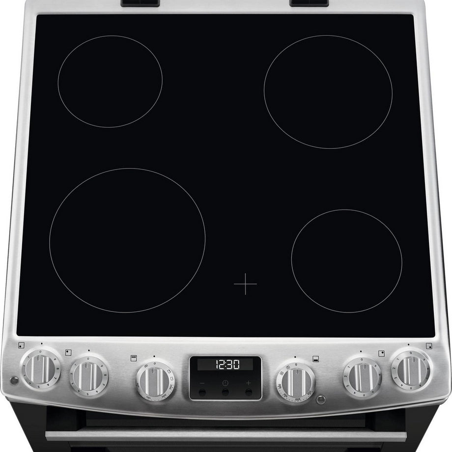 AEG CCX6530ACM 60cm Double Oven Electric Cooker - Stainless Steel