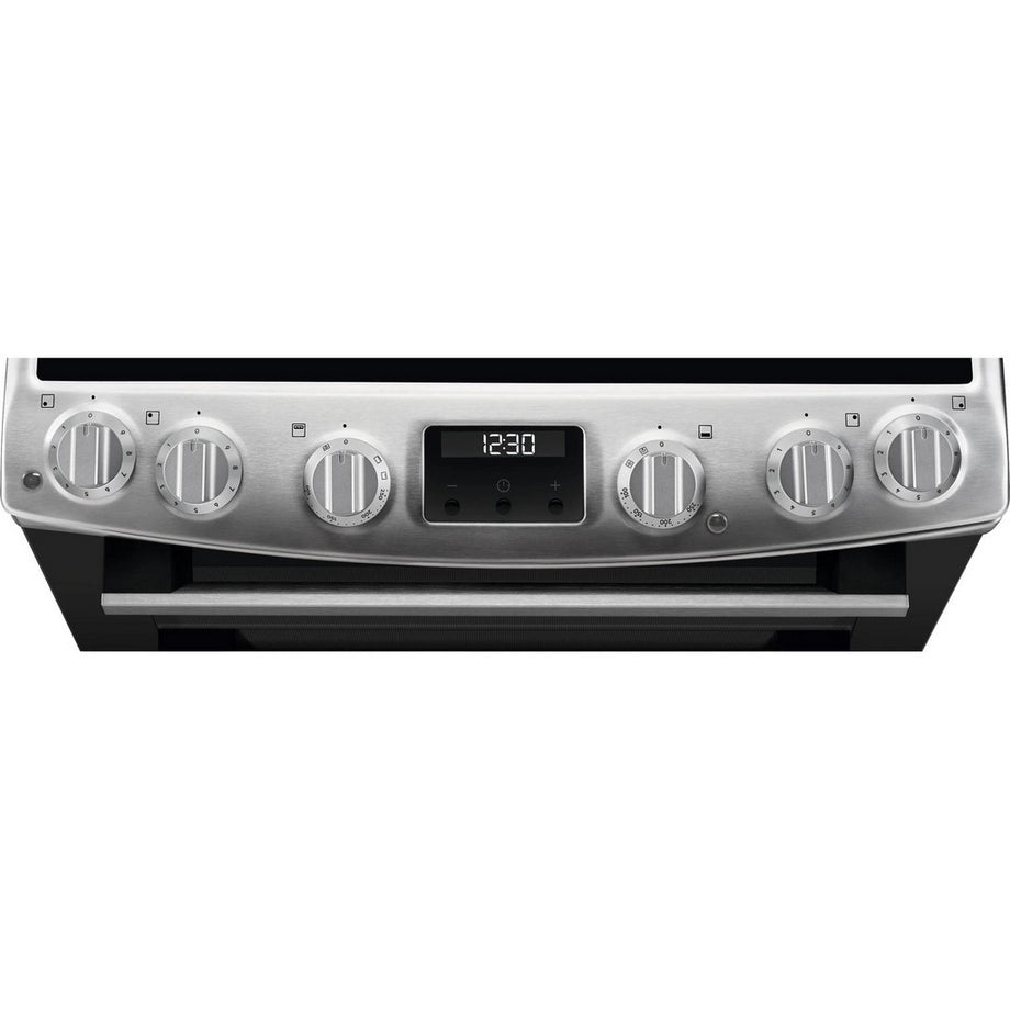AEG CCX6530ACM 60cm Double Oven Electric Cooker - Stainless Steel