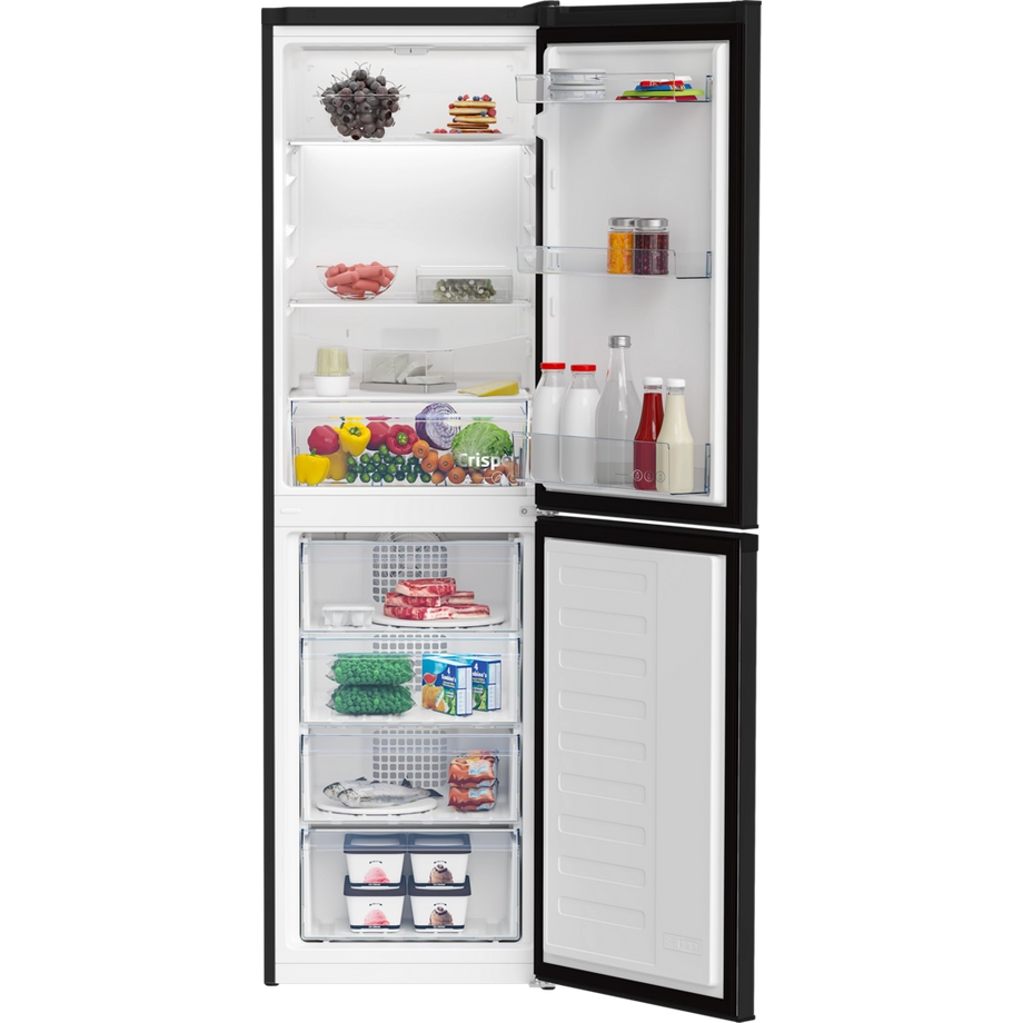 Beko CCFM4582B 54cm 50/50 Frost Free Fridge Freezer - Black