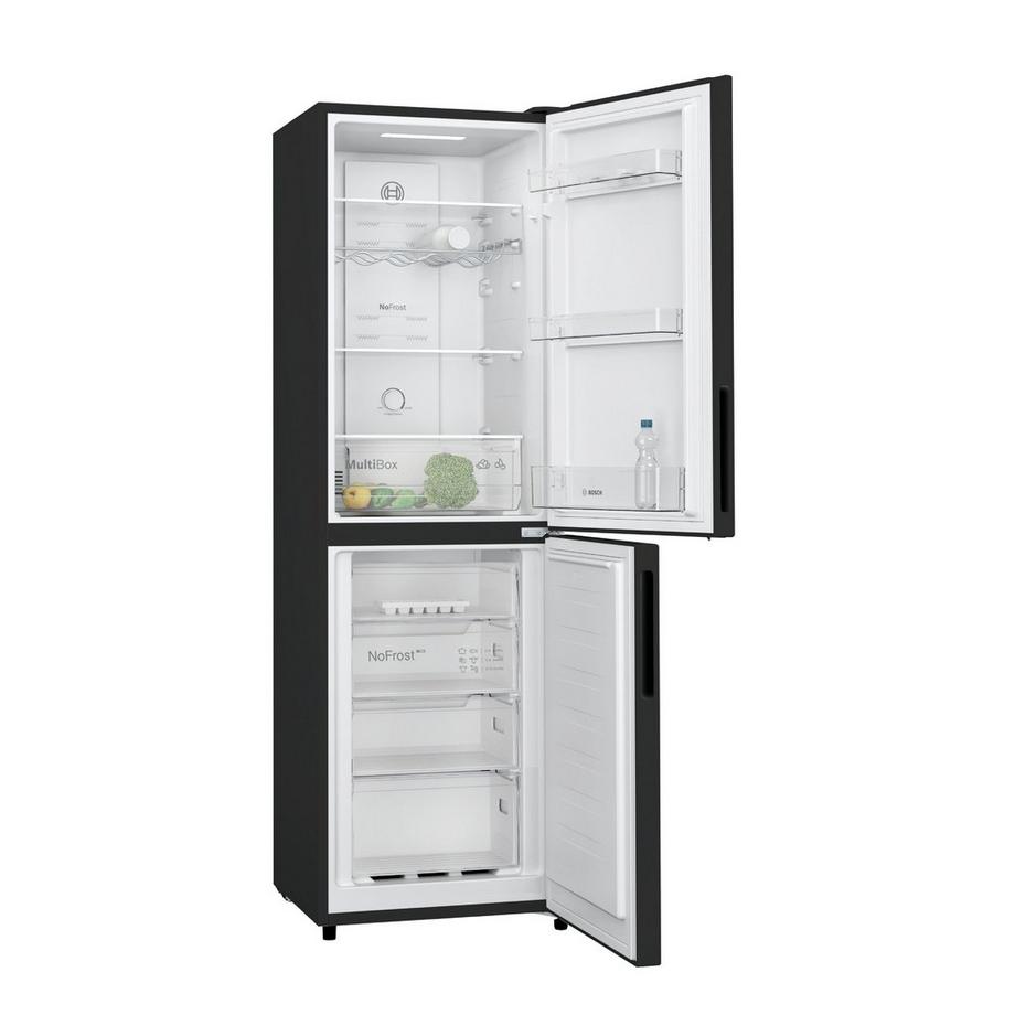 Bosch KGN27NBEAG 55cm 50/50 Frost Free Fridge Freezer - Black **AVAILABLE TO ORDER**