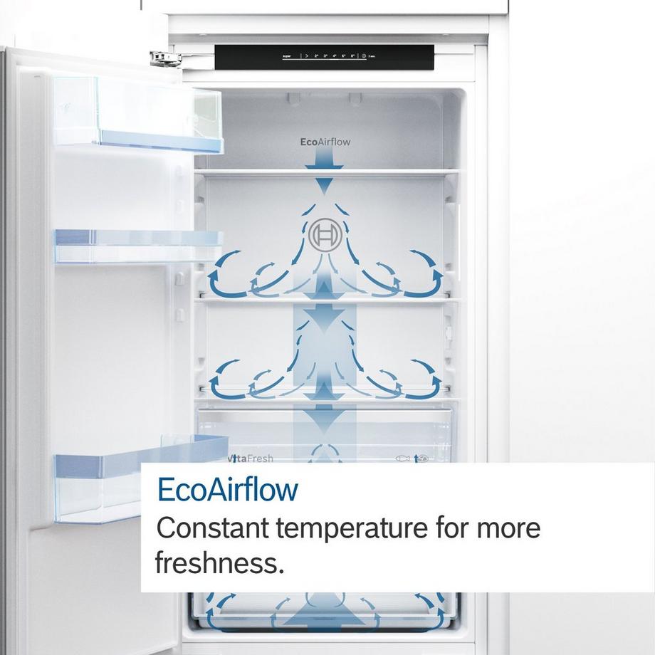 Bosch KIN85NFE0G 54.1cm 50/50 Integrated Frost Free Fridge Freezer