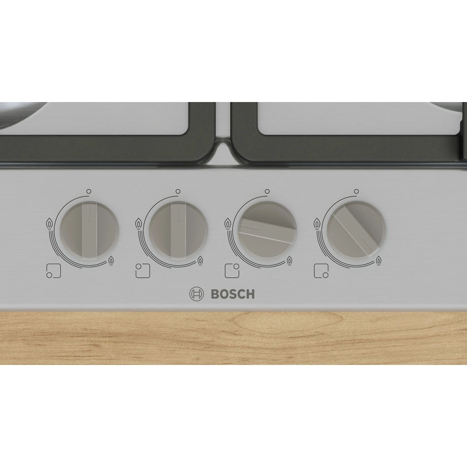 Bosch PGP6B5K90 60cm Gas Hob - Stainless steel