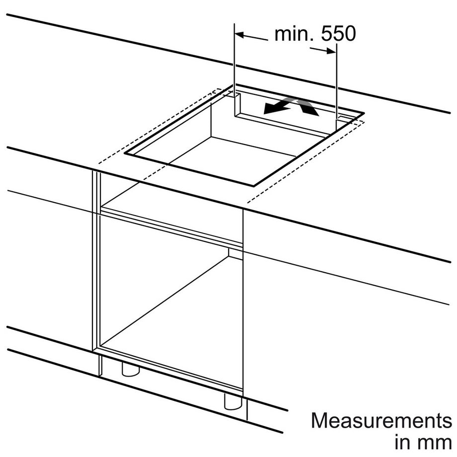 Bosch PIV831HB1E 80.2cm Induction Hob - Black