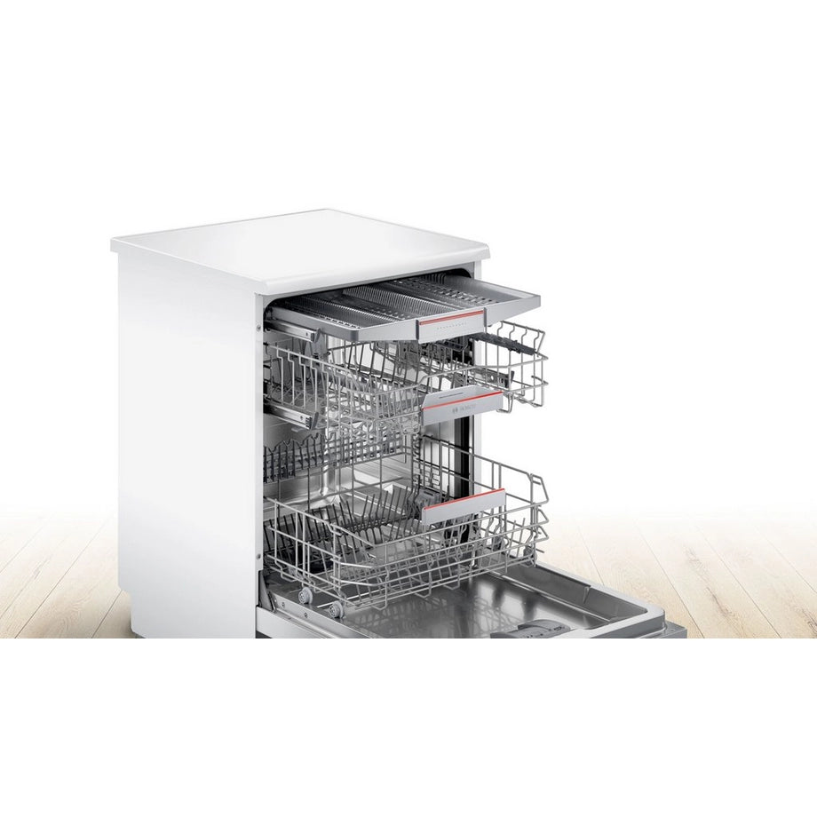 Bosch SMS4HCW40G Full Size Dishwasher - White - 14 Place Settings