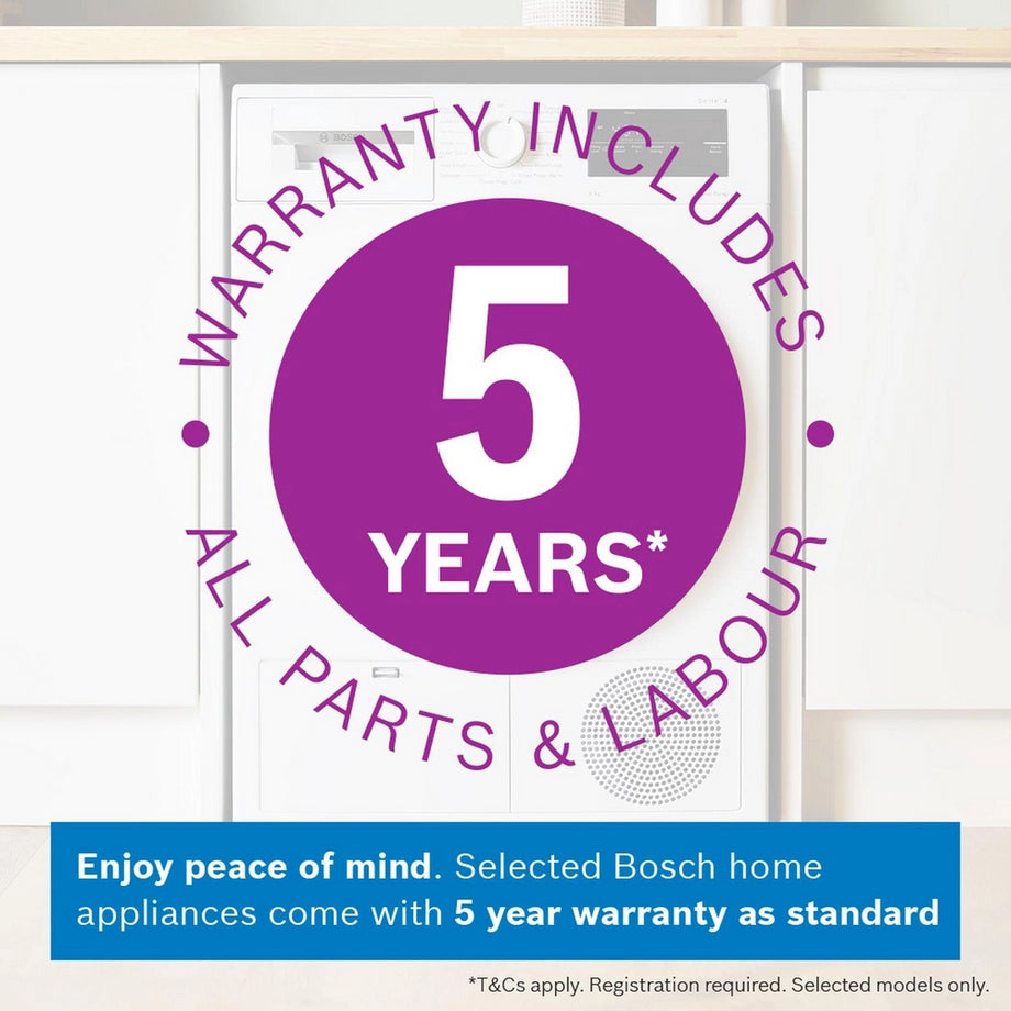 Bosch WTH85225ie GB 8kg Heat Pump Tumble Dryer - White