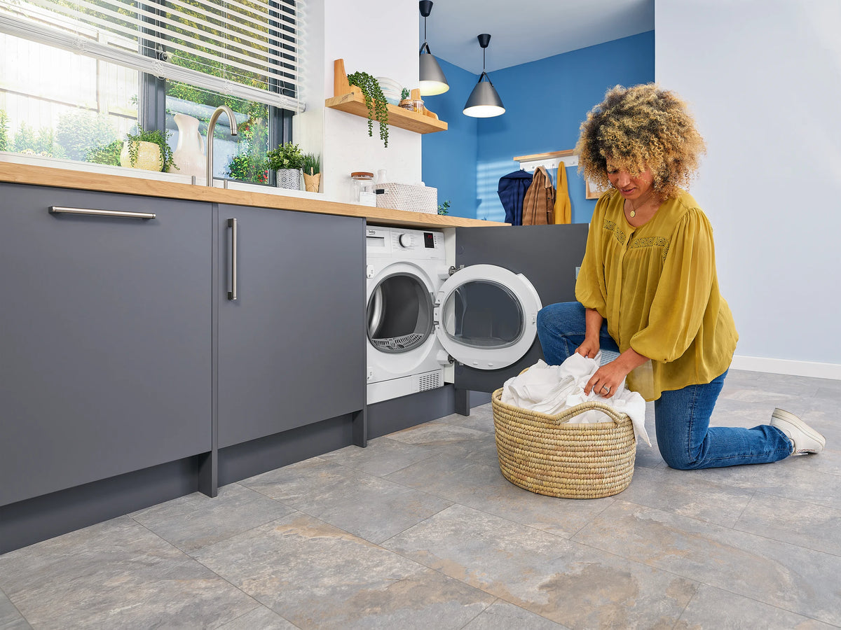 Beko NTIKP71131W 7kg Integrated Heat Pump Tumble Dryer