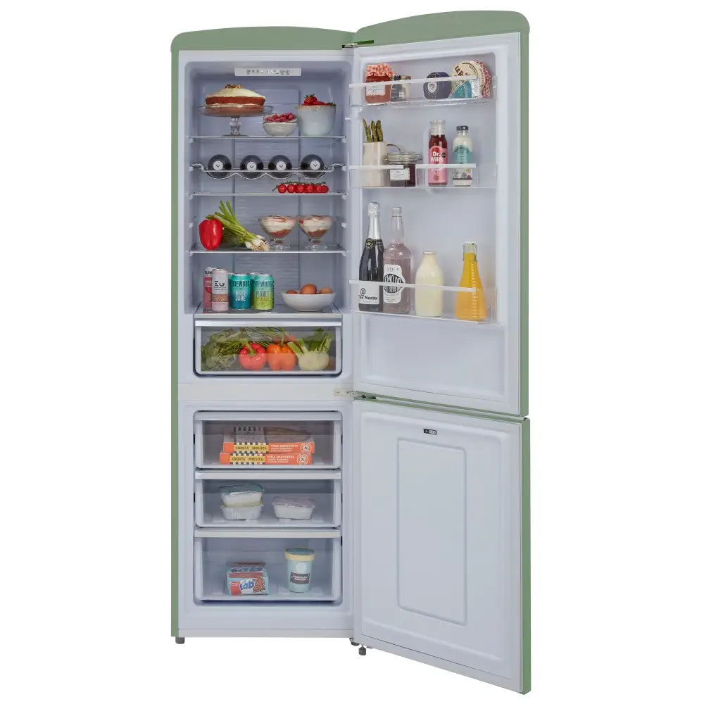 CDA 1194112 FLORENCE-MEADOW Retro 60cm freestanding 60/40 fridge freezer