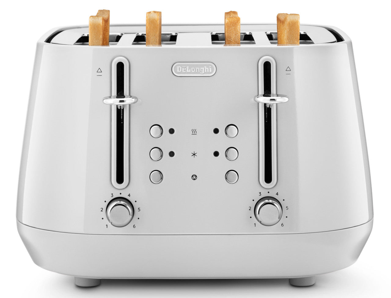 De'Longhi Eclettica CTY4003.W 4 Slice Toaster - White