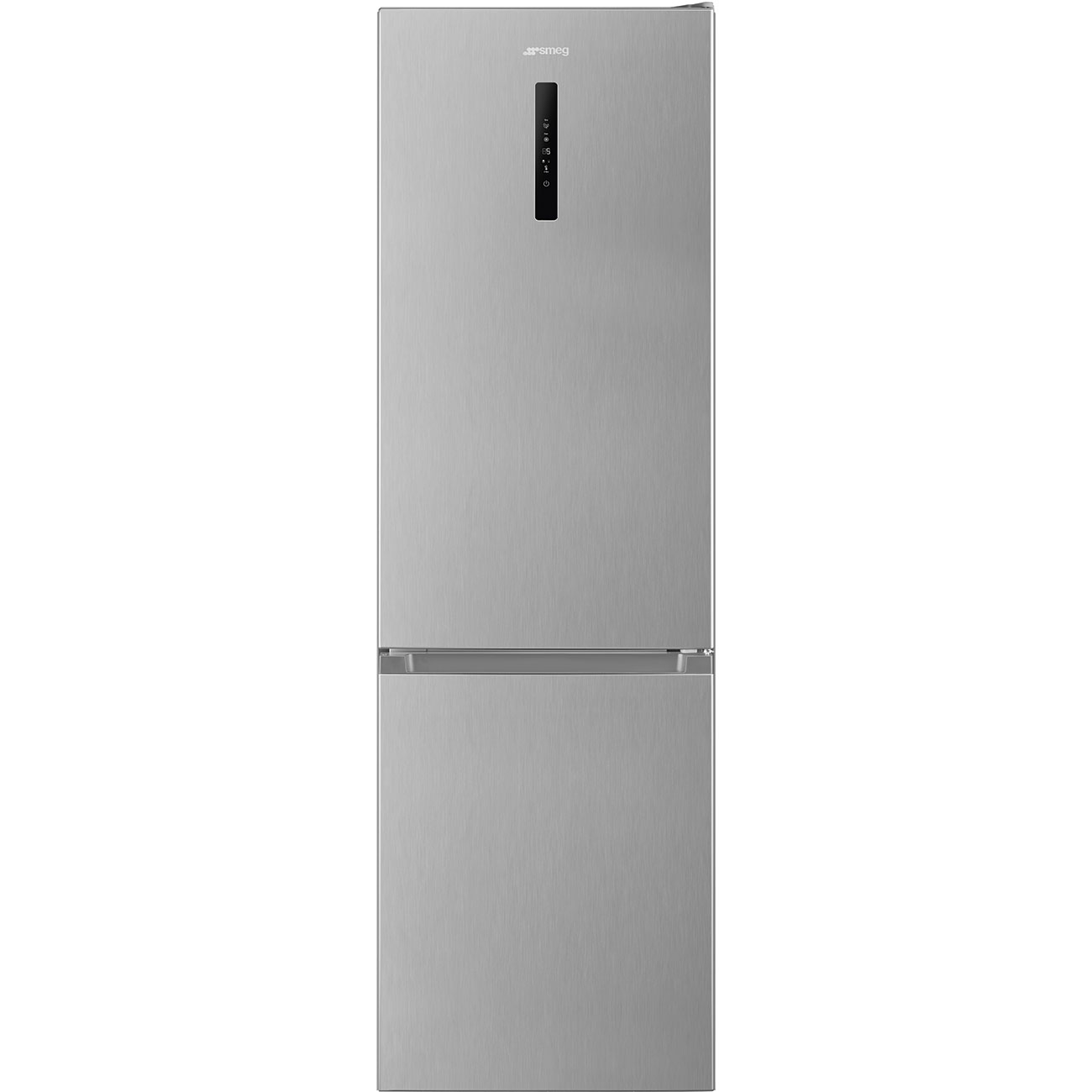 Smeg fc202xdneuk 60cm Freestanding Fridge Freezer Stainless Steel Effect Doors