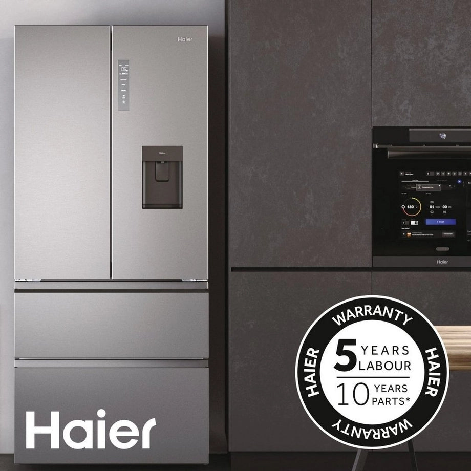 Haier HCR3818ENMM 83.3cm 60/40 Frost Free Multi Door Fridge Freezer - Inox