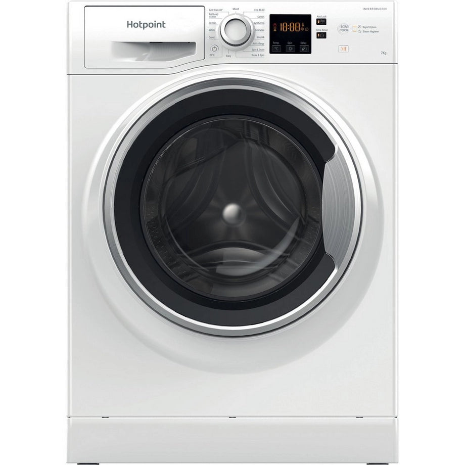 ** WEBSITE EXCLUSIVE OFFER** Hotpoint NSWE7469WSUK 7kg 1400 Spin Washing Machine - White