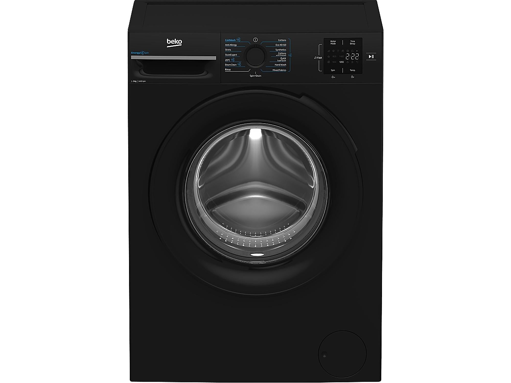 Beko BM3WT3941B Washing Machine 9Kg 1400rpm - Black