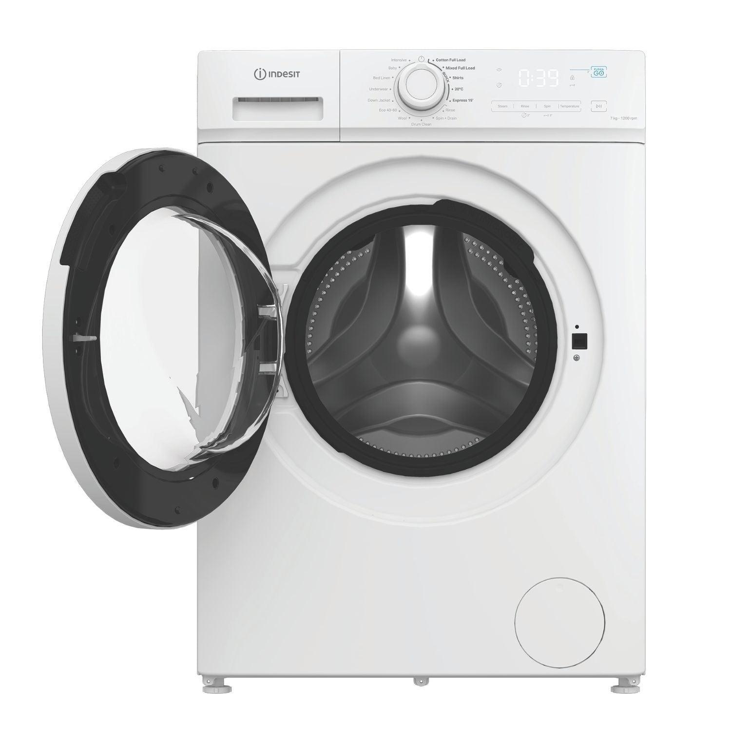 Indesit IMA 762 MY TIME UK 7KG 1200 SPIN Washing Machine with steam - White