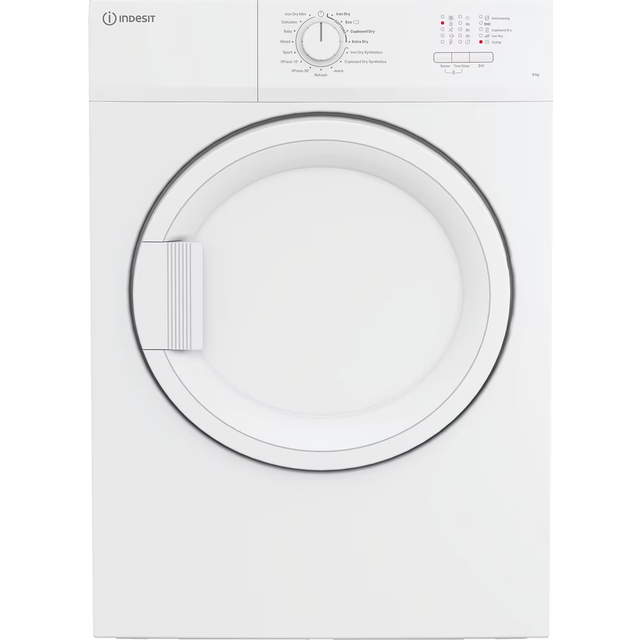 Indesit Vented Tumble Dryer - White - 8kg - CYDA81 WWGL