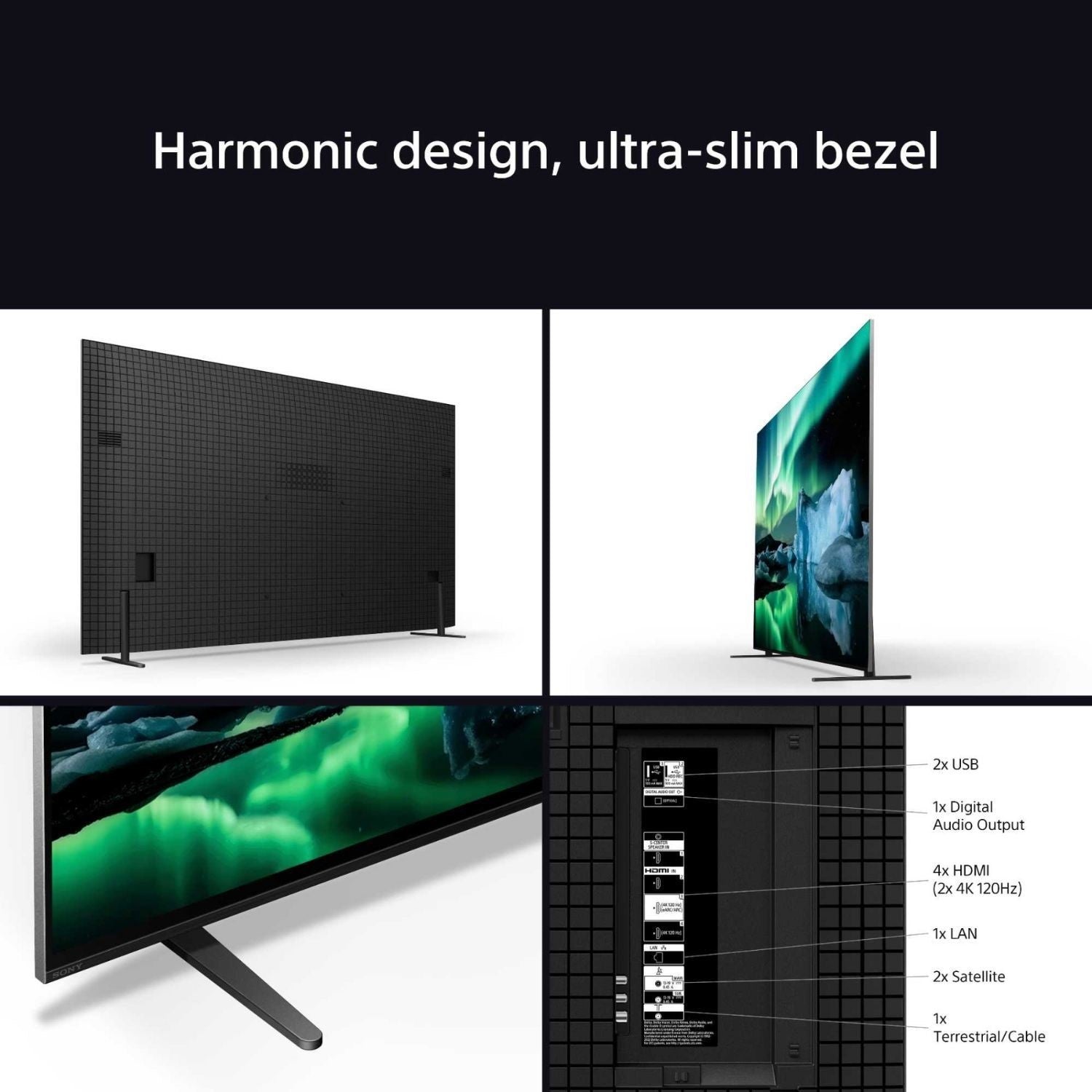Sony K55XR8APU BRAVIA 8 55” OLED 4K HDR Smart TV – XR Processor, Google TV