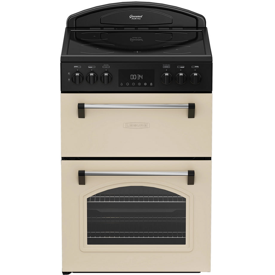 Leisure CLB60ECC 60cm Double Oven Electric Range Cooker - Cream