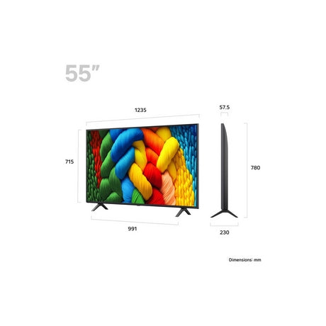 LG 55NANO80A6B.AEK 55" 4K NanoCell Smart TV
